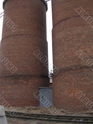 Door between the pipes