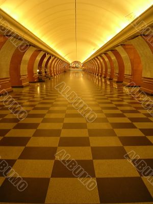 Station of the metro the Park Victory