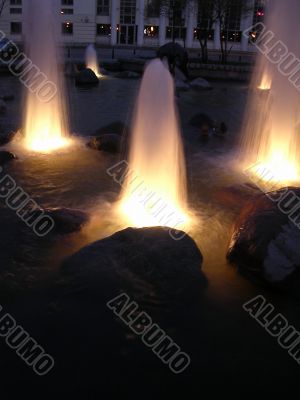 Colored fountains 2