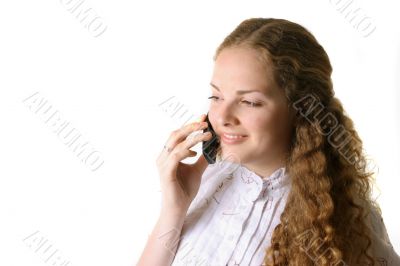 talking by cell phone