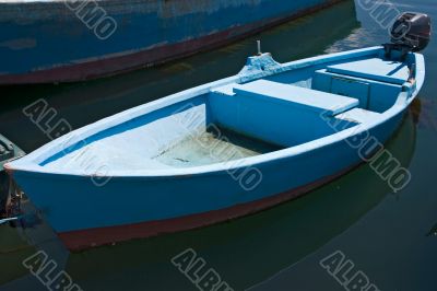 Blue boat