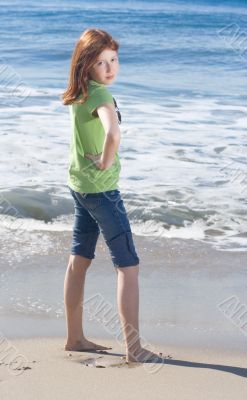 Beach portrait