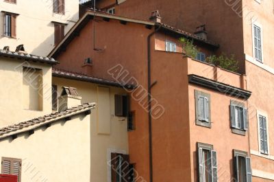 pastel houses