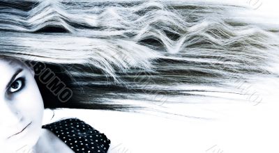 Wide Screen Hair to the left