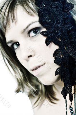 portrait with my scarf