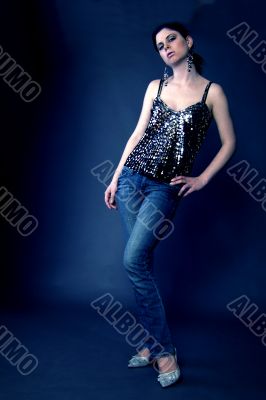 Blue fashion