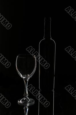 bottle of red wine