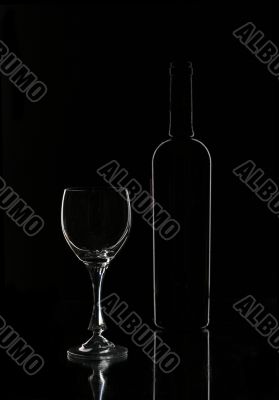 bottle of red wine