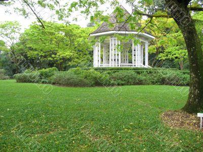 Pavilion in Singapore Botanical Gardens