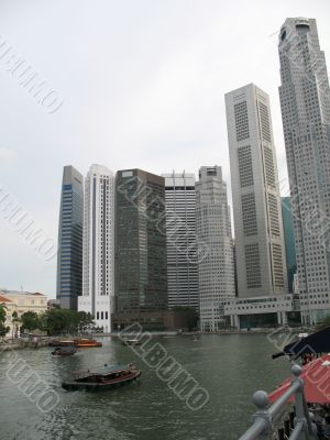 Boat Quay in Singapore