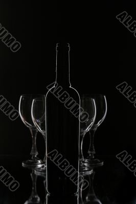 bottle of red wine