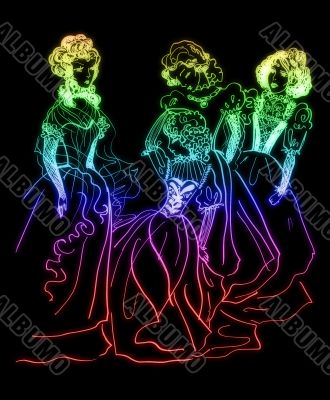 colored princesses