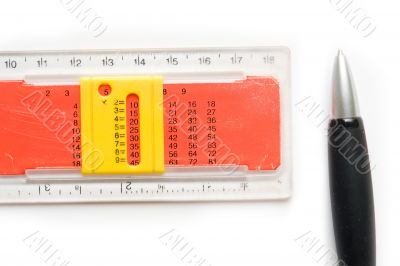 slide-rule and pen