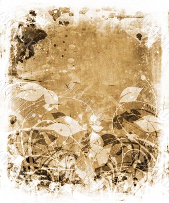 Floral grunge