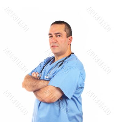 Friendly male doctor