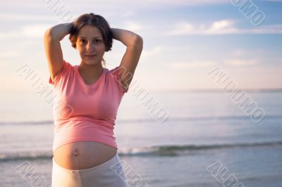 at the seashore