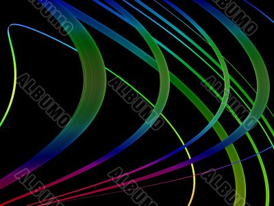 multicolored strips