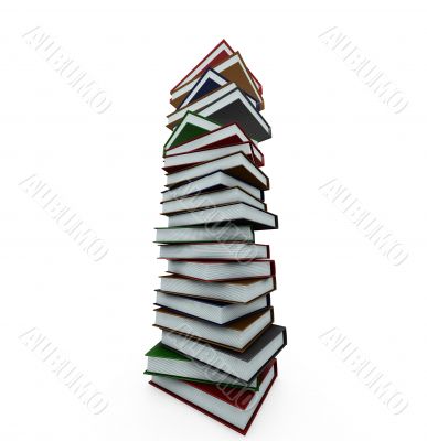 Huge stack of books