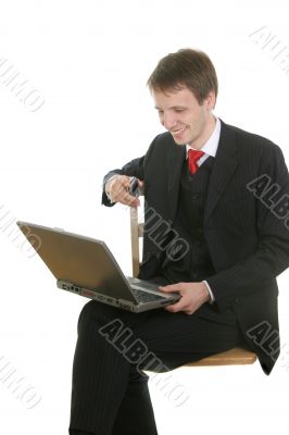 happy businessman