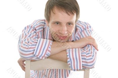 man seating