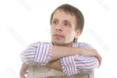 seating man