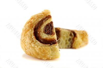 Cut Chocolate Danish Pastry
