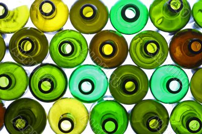 backlited bottles