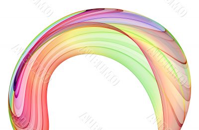 multicolored arch