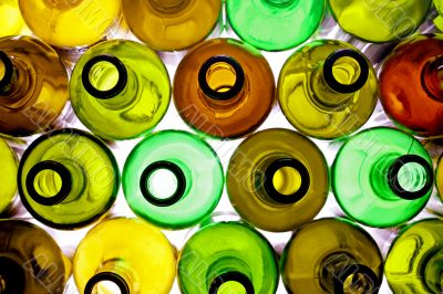 backlited bottles