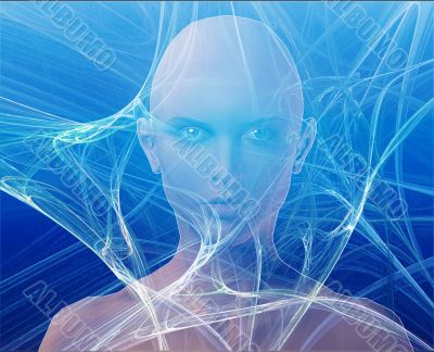Woman and information