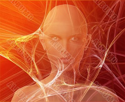 Woman and information