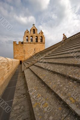 To sit on the roof