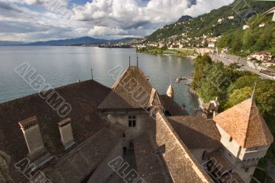 Walk on a roof of a fortress