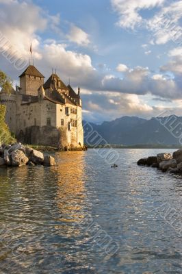 Palace on lake
