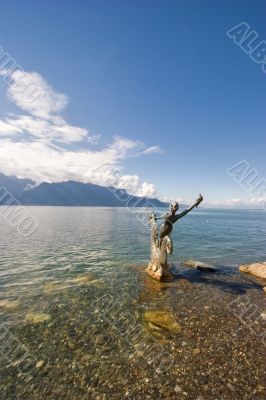 At lake
