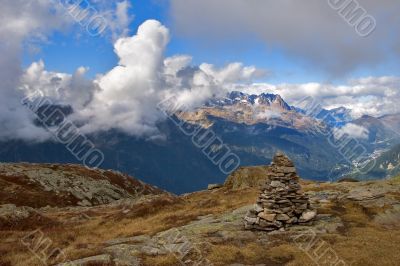 Stone beacon.