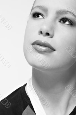 Black and white girl