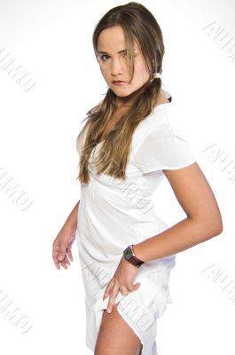 White dress