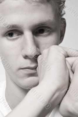 Sad brother