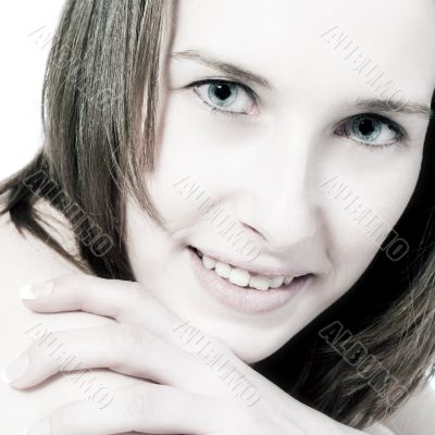 Model having fun