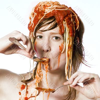 Spaghetti head