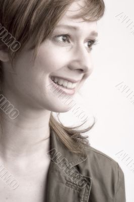 Loving to smile