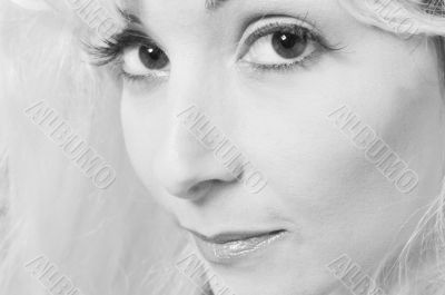 Curious in black and white
