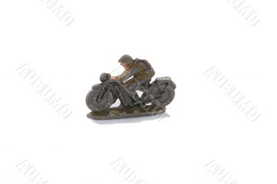  motorcycle with soldier