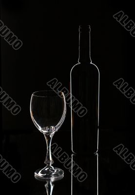 bottle of red wine