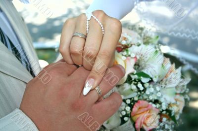 Wedding hands