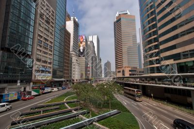 Modern city.