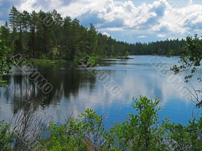 small Norway lake