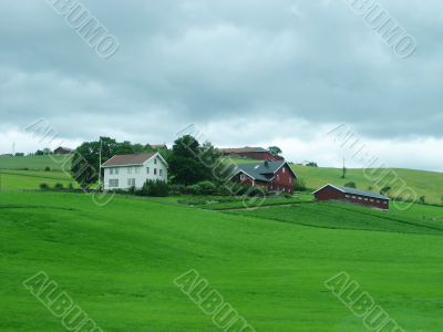 houses on the hill