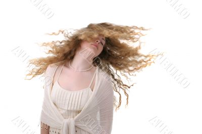 long hair - young girl